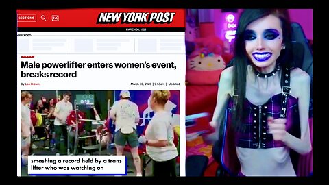 Bearded Male Powerlifter Enters Female Weightlifting Event Shatters Record By Trans Man Watching On