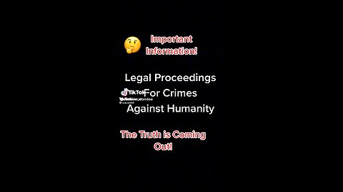 Legal Proceedings Crimes against Humanity