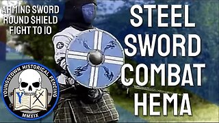Arming Sword & Round Shield Fighting - First to 10 - #hema #combatsports #vikings