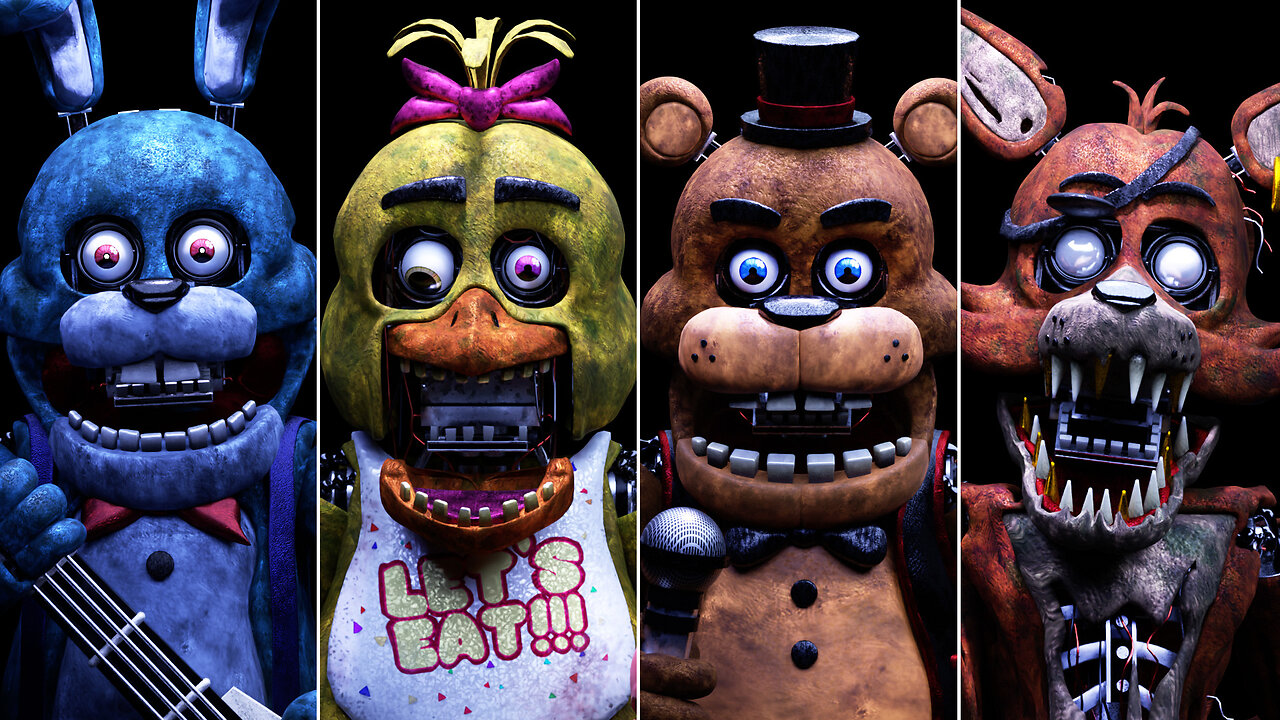 Five Nights at Freddy's Plus - All Jumpscares, Animatronics, Custom Night