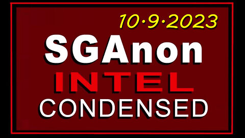 SG Anon Latest Intel Drop 10/10/23..