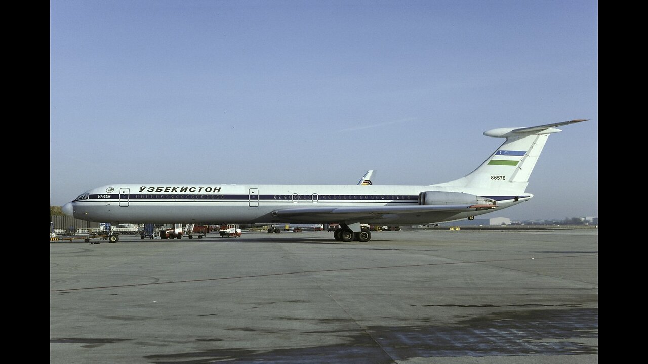 Ilyushin Il-62MGr visiting Switzerland
