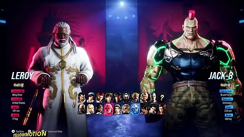 TEKKEN 8 CBT | Leroy Smith & JACK-8 Character Select Outfit Presets - First Look!