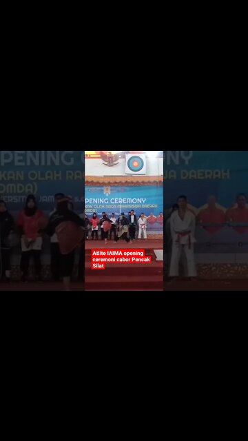 opening ceremoni Atlite #pencaksilat #IAIMAJAMBI #uniwawa