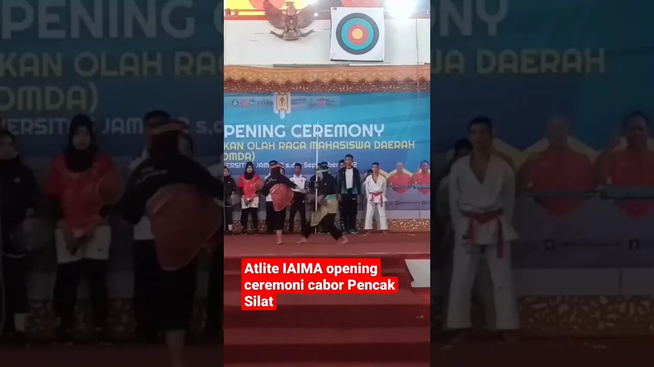 opening ceremoni Atlite #pencaksilat #IAIMAJAMBI #uniwawa