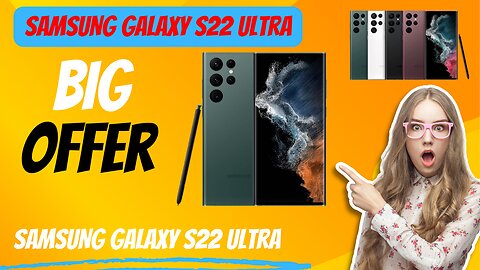 SAMSUNG Galaxy S22 Ultra Cell Phone, Factory Unlocked Android Smartphone, 128GB
