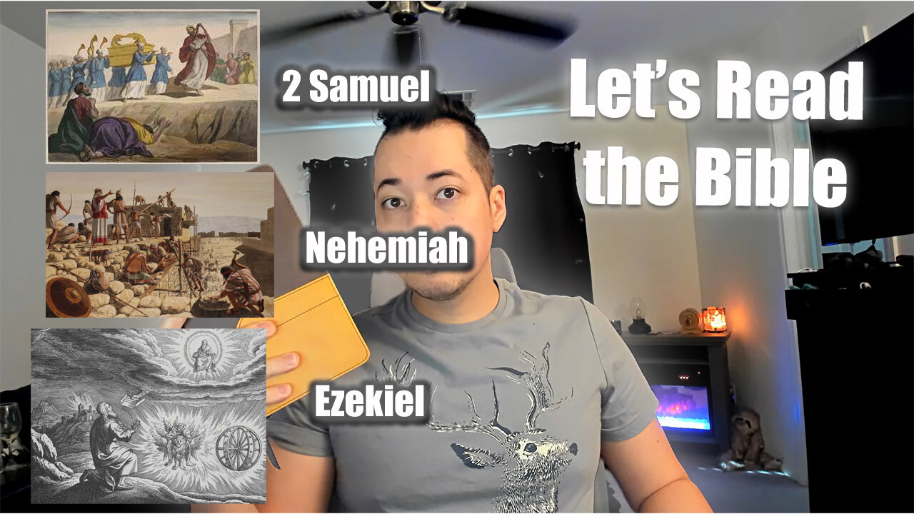 Day 285 of Let's Read the Bible - 2 Samuel 18, Nehemiah 4, Ezekiel 41