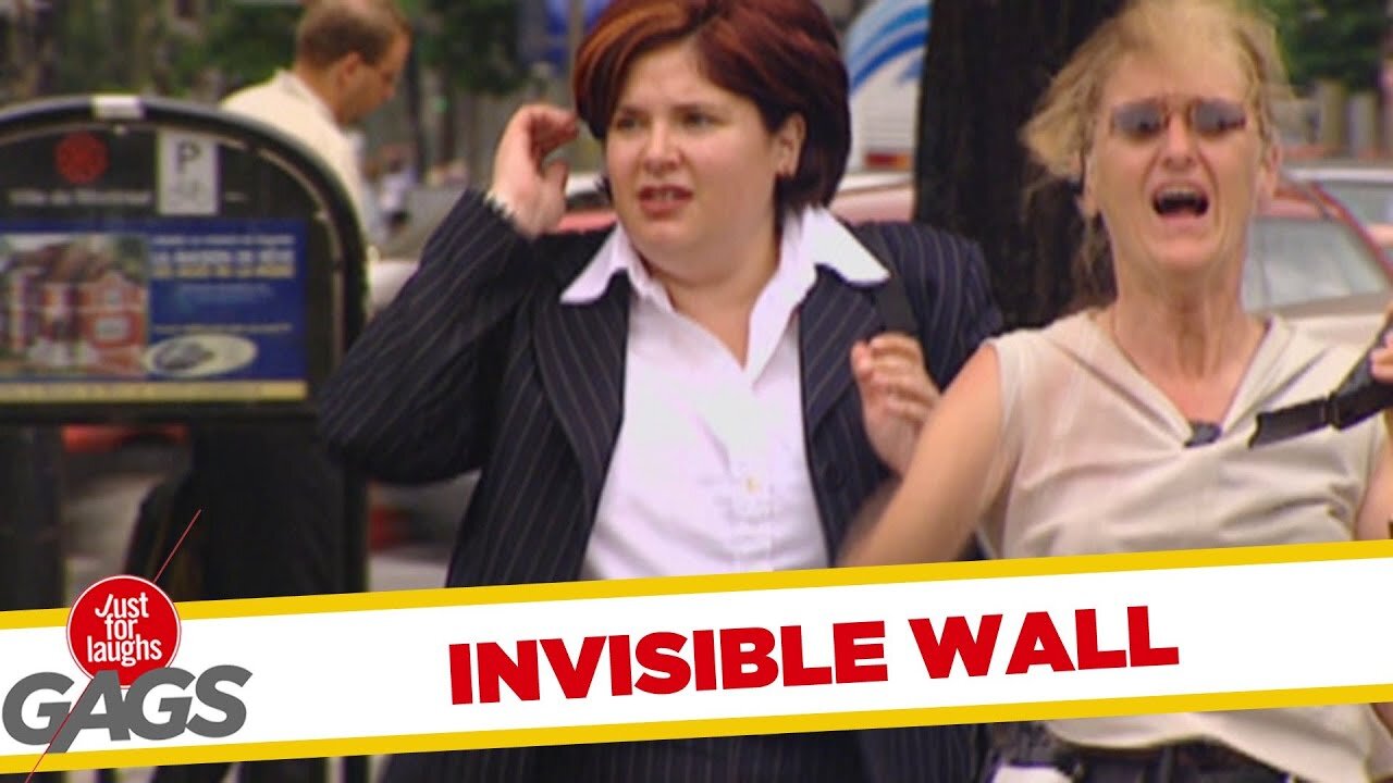 Invisible wall , jusr for loughgags