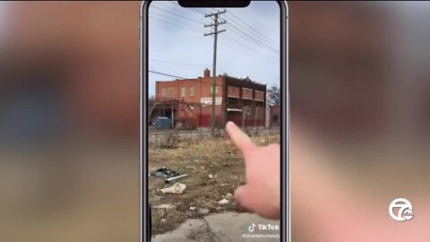 Local man uses Tik Tok to speak out on illegal dumpings in Detroit