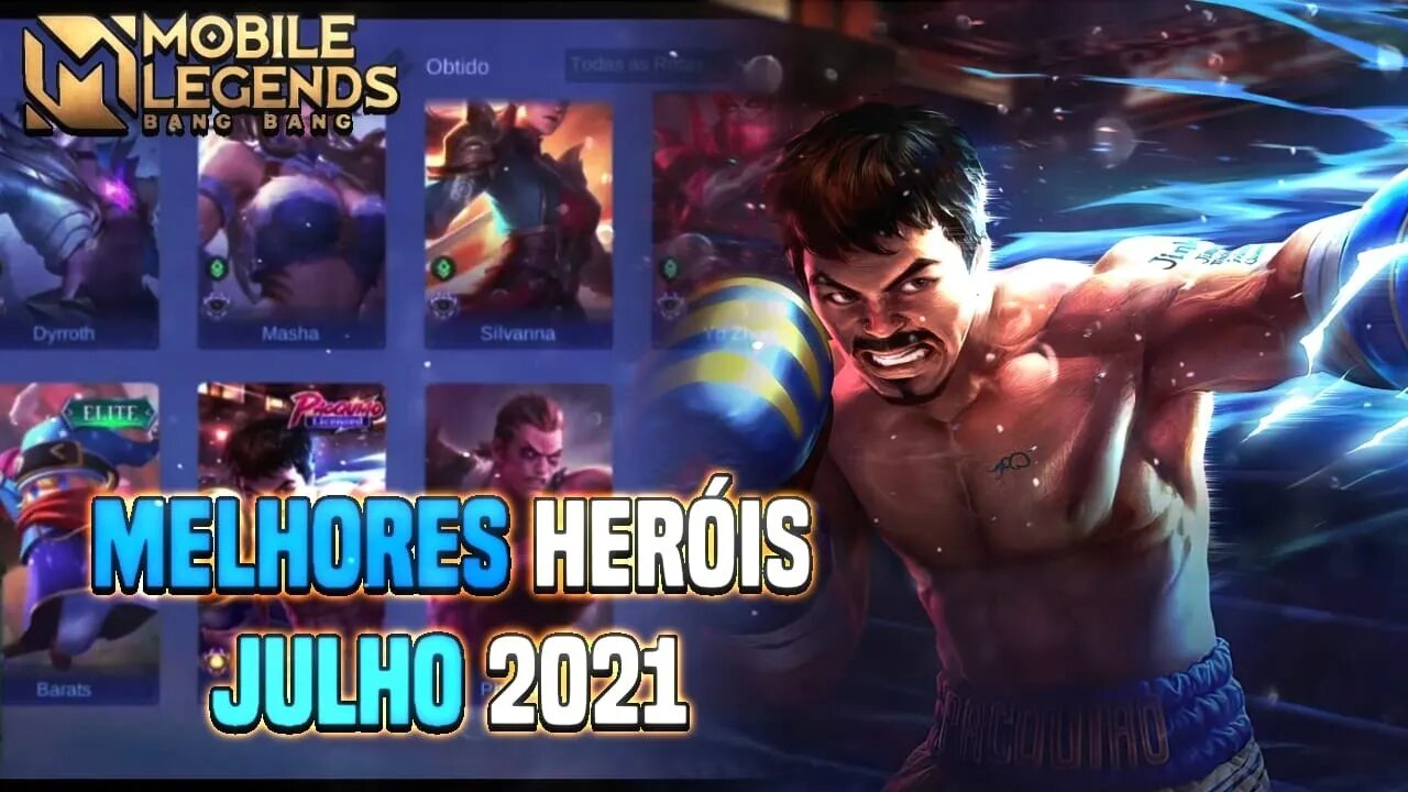 TOP 5 MELHORES HERÓIS DE CADA CLASSE | JULHO 2021 | MLBB