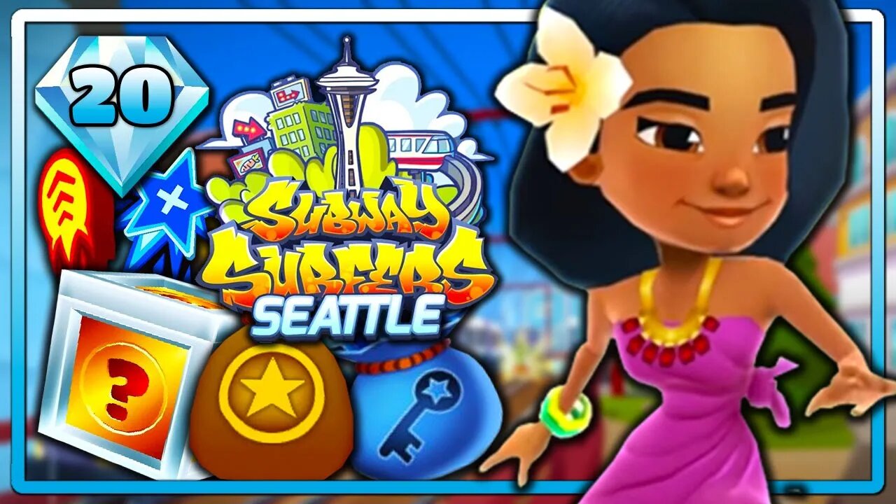 Subway Surfers Seattle | Caçada Sazonal Nível 20 com a Noon Pink