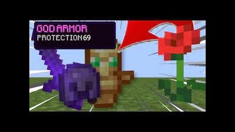 MINECRAFT BUT FLOWERS ARE SUPER OP