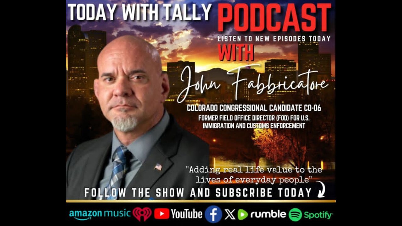 Episode 263 | John Fabbricatore - Ret. Field Office Director for ICE, Congressional Candidate