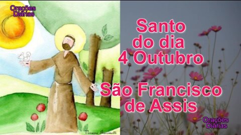 Santo do dia 4 de outubro, São Francisco de Assis