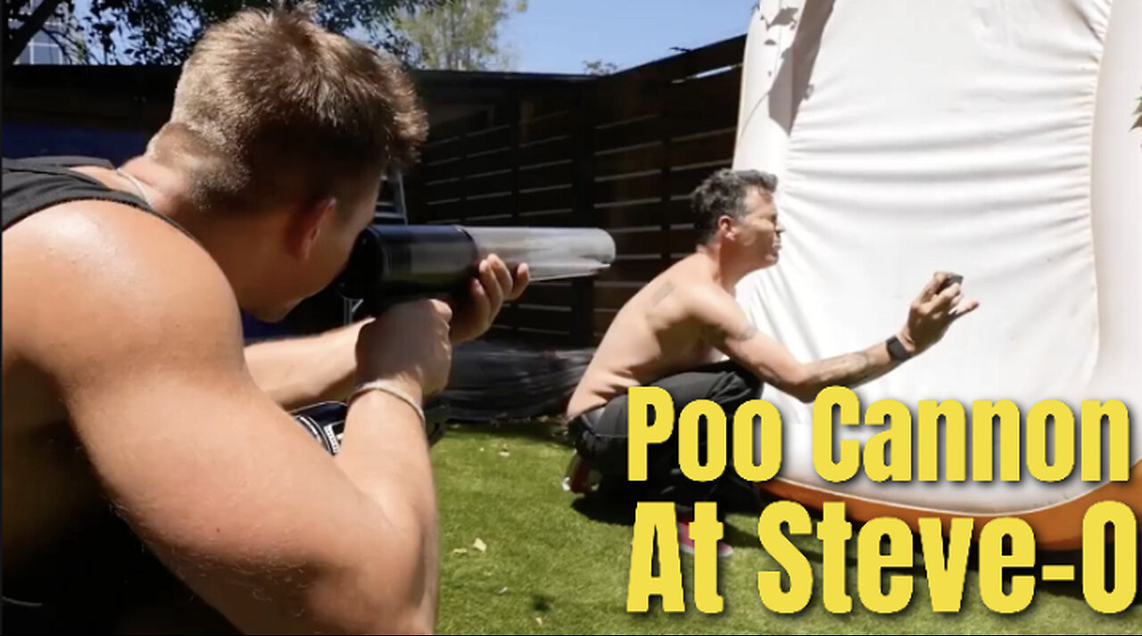 Poo Gun at Steve-O & Pranking Steiny