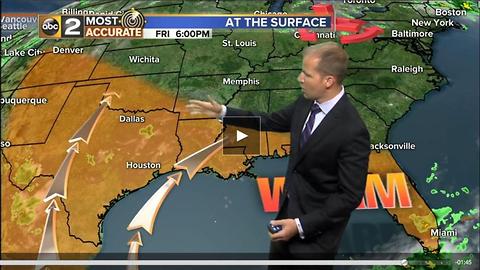 Heat Set to Surge North This Weekend!