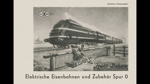 Zeuke Modellbahn Katalog von 1955