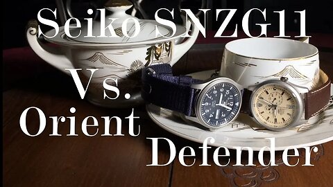 Seiko SNZG11 Vs. Orient Defender Watch Comparison : A Clear Choice? (SNZG11J1, ET0N003Y)