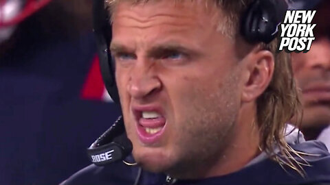 Steve Belichick's tongue-wagging at Pats-Buccaneers game goes viral
