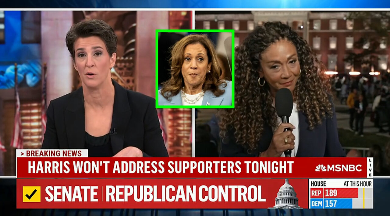 MSNBC Reports Kamala’s ‘Victory Party’ Started to get INCREASINGLY SOMBER