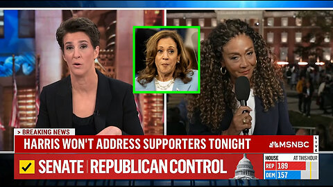 MSNBC Reports Kamala’s ‘Victory Party’ Started to get INCREASINGLY SOMBER