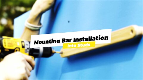 Quick Wall Installation into Studs - Board Rack Installation with Grassracks' Mounting Bar System