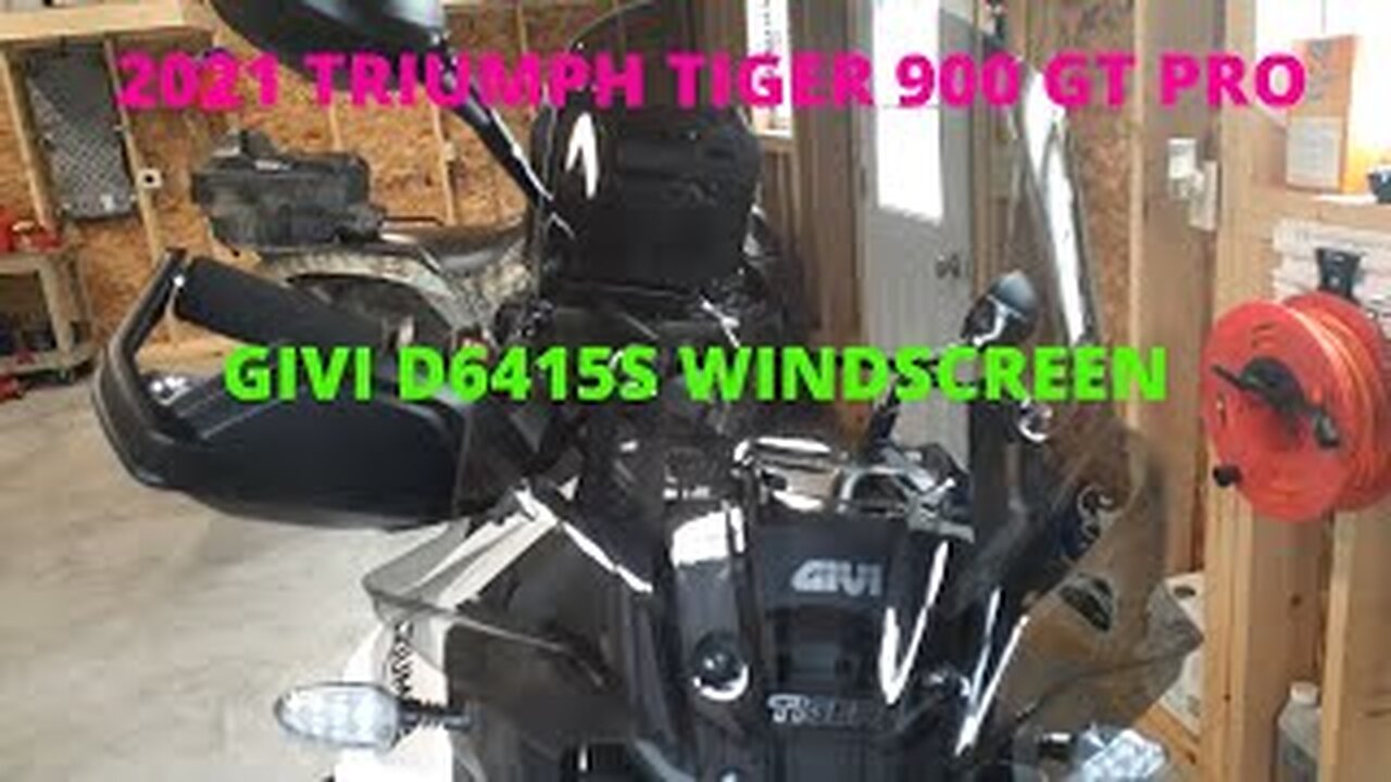 GIVI D6415S WINDSCREEN for the 2021 TRIUMPH TIGER 900 GT PRO