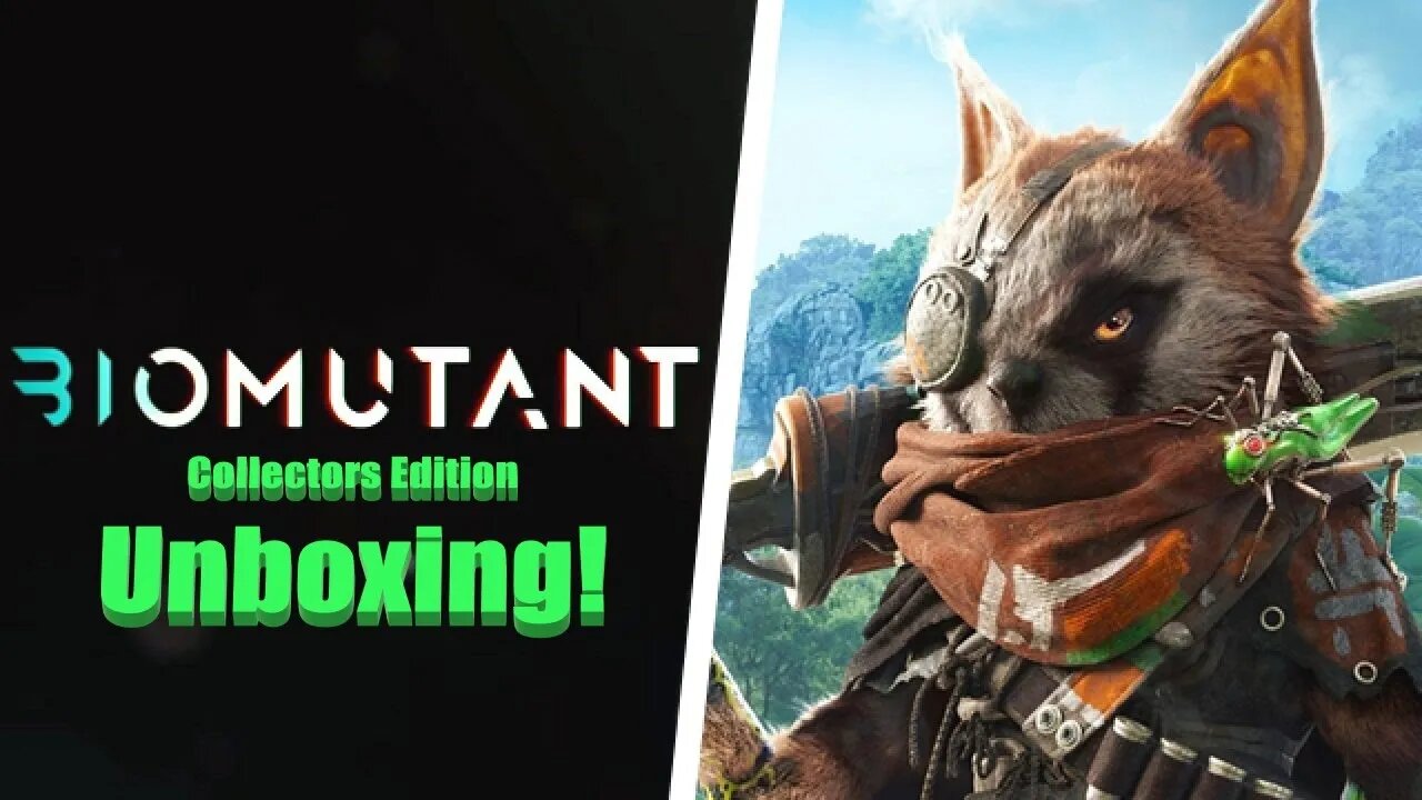 Biomutant Collectors Edition unboxing!