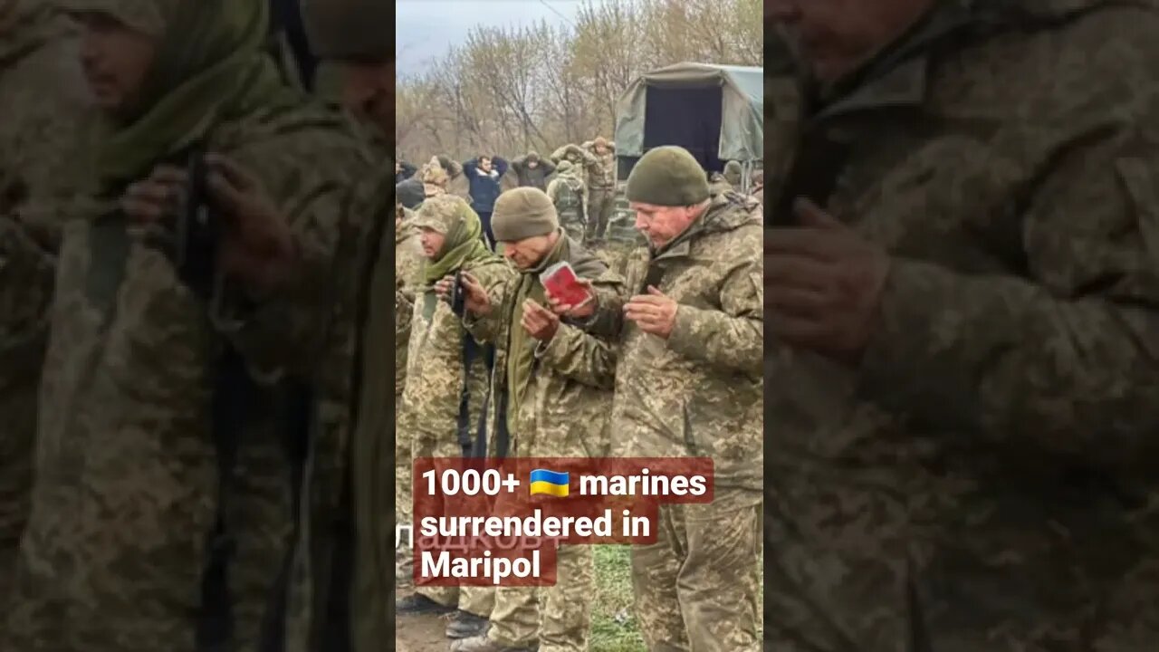 1000+ πΊπ¦ marines surrendered in Maripol