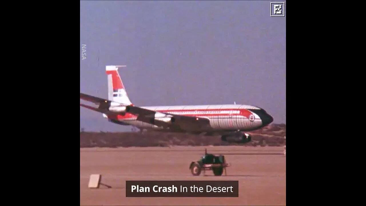 In 1984, NASA Intentionally Crashed a plane in an experiment