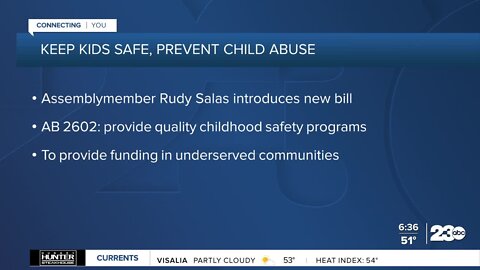 Assemblymember Rudy Salas introduces child abuse legislation