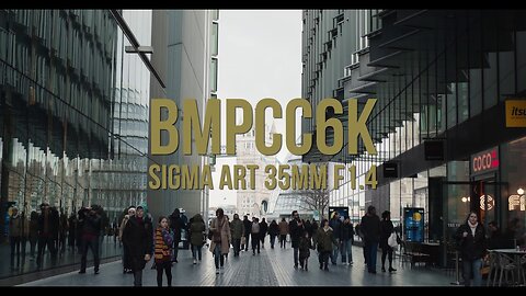 BLACKMAGIC POCKET CINEMA CAMERA 6K / SIGMA ART 35mm f1.4