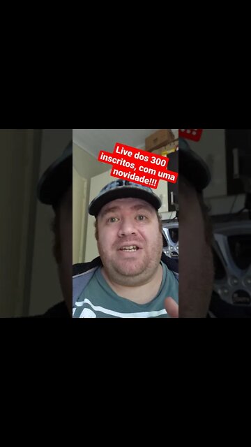Sexta-feira, live dos 300 inscritos, com novidades, aguardo vcs lá, um abraço #Shorts