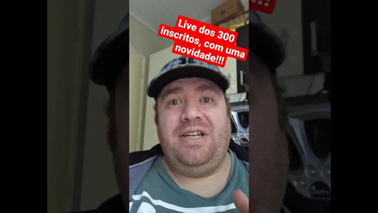 Sexta-feira, live dos 300 inscritos, com novidades, aguardo vcs lá, um abraço #Shorts