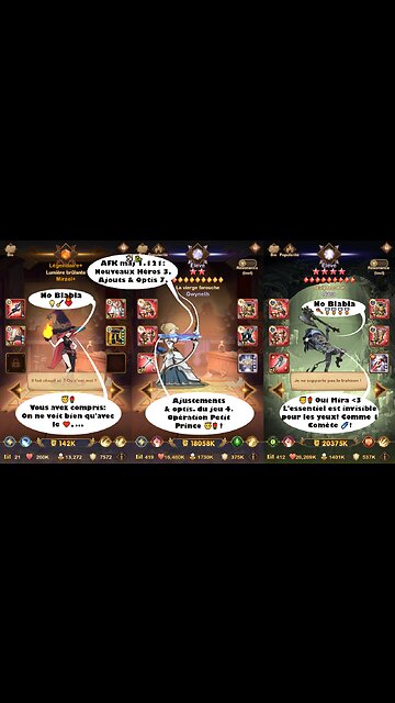 AFK Arena Txt MAJ 1.121 musique no blabla