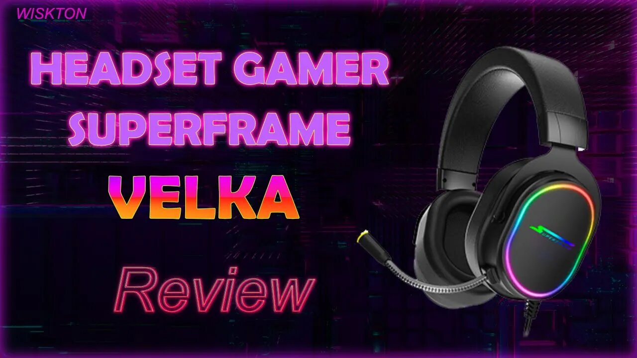 Headset Gamer SuperFrame, VELKA, 7.1 Surround, RGB, USB, Black Review