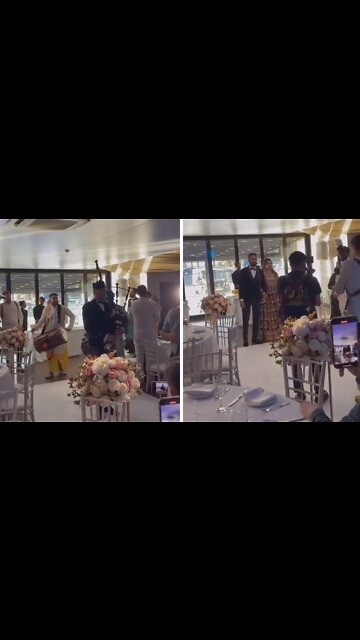 Scottish & Indian wedding mashup is the collab of the century