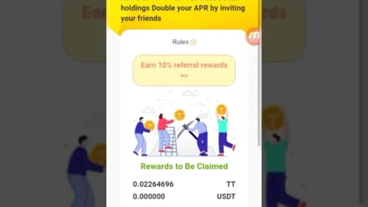 Minerar TT grátis em dólar pelo celular #criptomoedafacil #criptoedagratis