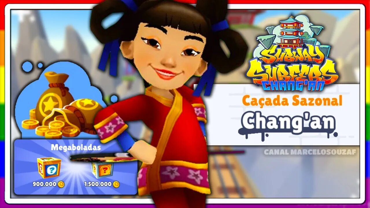 Mega Bolada e Caçada Sazonal do Subway Surfers Chang'an Parte 2