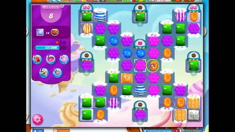 Candy Crush Level 5850 Talkthrough, 28 Moves 1 Booster
