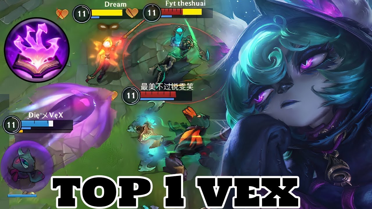 Wild Rift Vex - Top 1 Vex Gameplay Rank Grandmaster