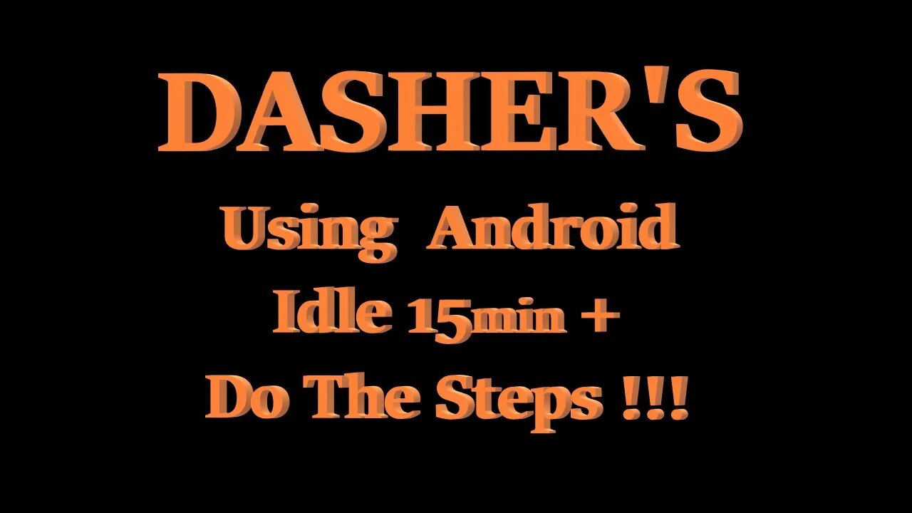 Doordash Dashers If You Idle No Problem