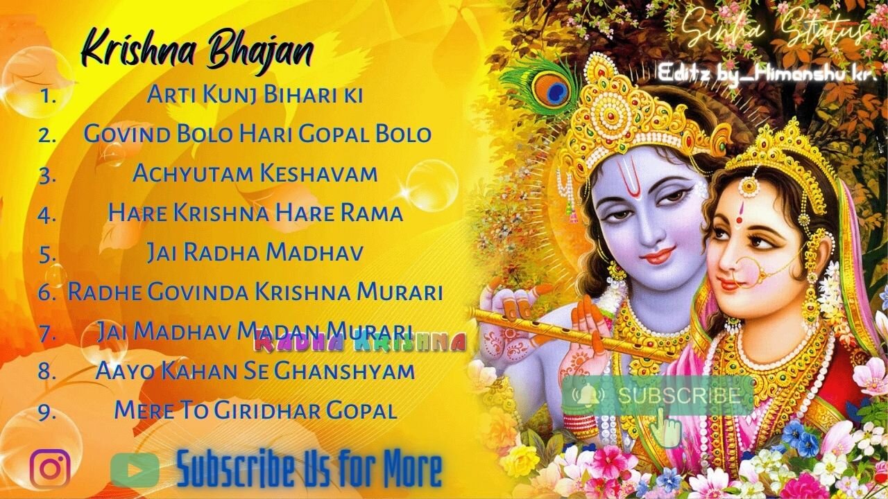 Non Stop Beautiful Radha Krishna Bhajans कृष्णा भजन | Bhakti Song | Krishna Songs |