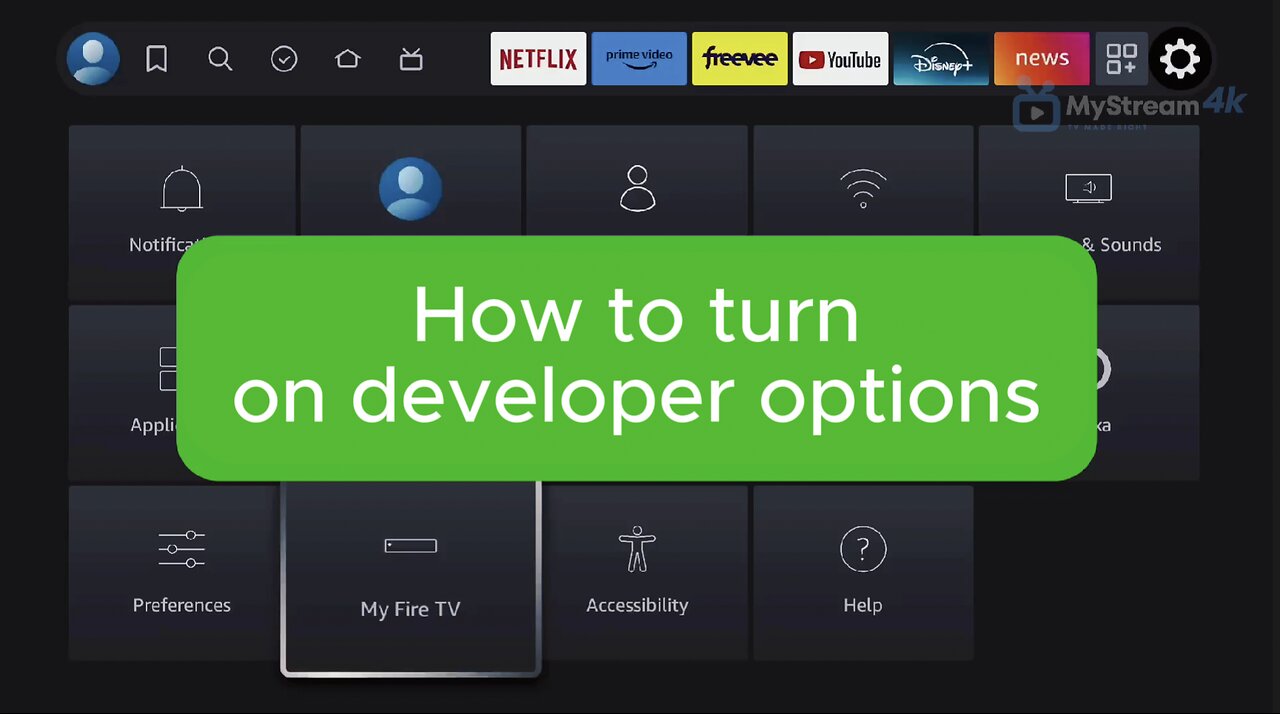 Turn on Developer options