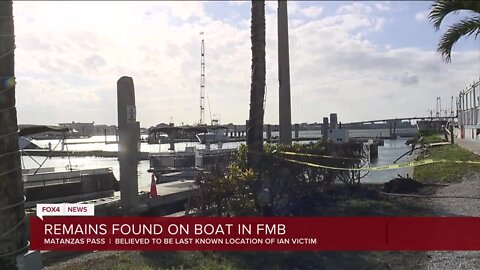 Human remains found on sunken sailboat on FMB