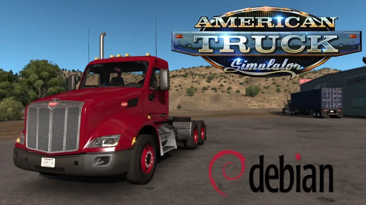 ATS LIVE on Debian Linux C2C+Canada Dream & Mexico Maps SCS Economy #1 2020