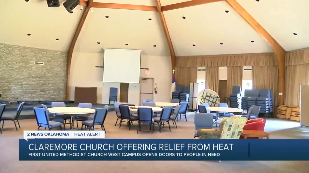 Claremore church offers relief from heat