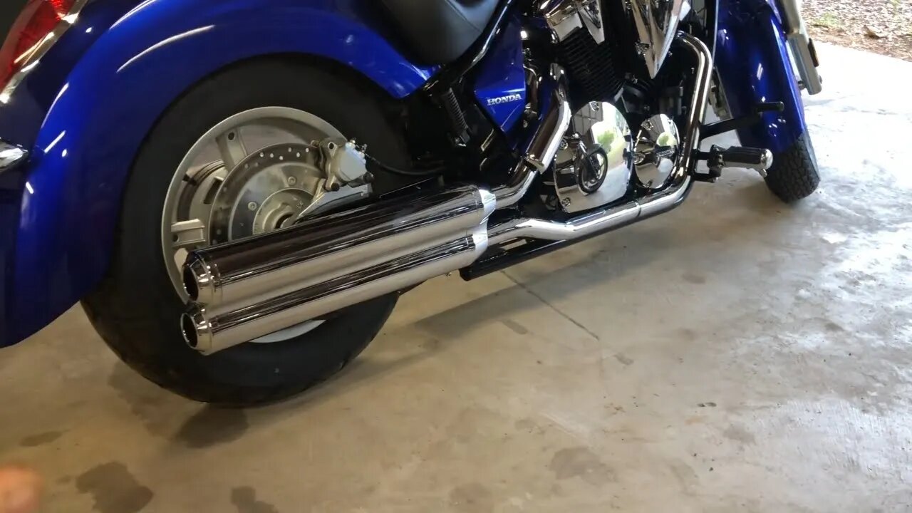 Honda Stateline, fury, interstate muffler baffle modification