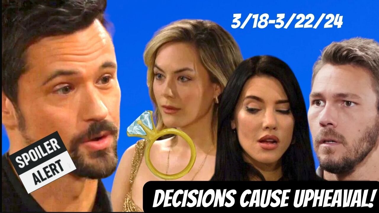 Hope Answers Thomas’ Proposal, Poppy Shocks Finn, Steffy Battles With Hope!