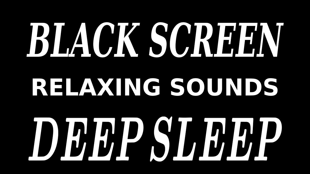 Heavy Rain Black Screen 8 hours of soothing sleeping sounds